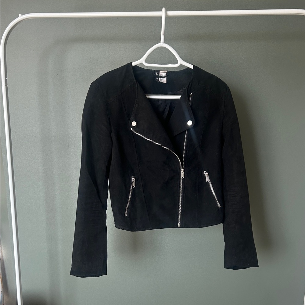 H&M Black Suede Women's Jacket